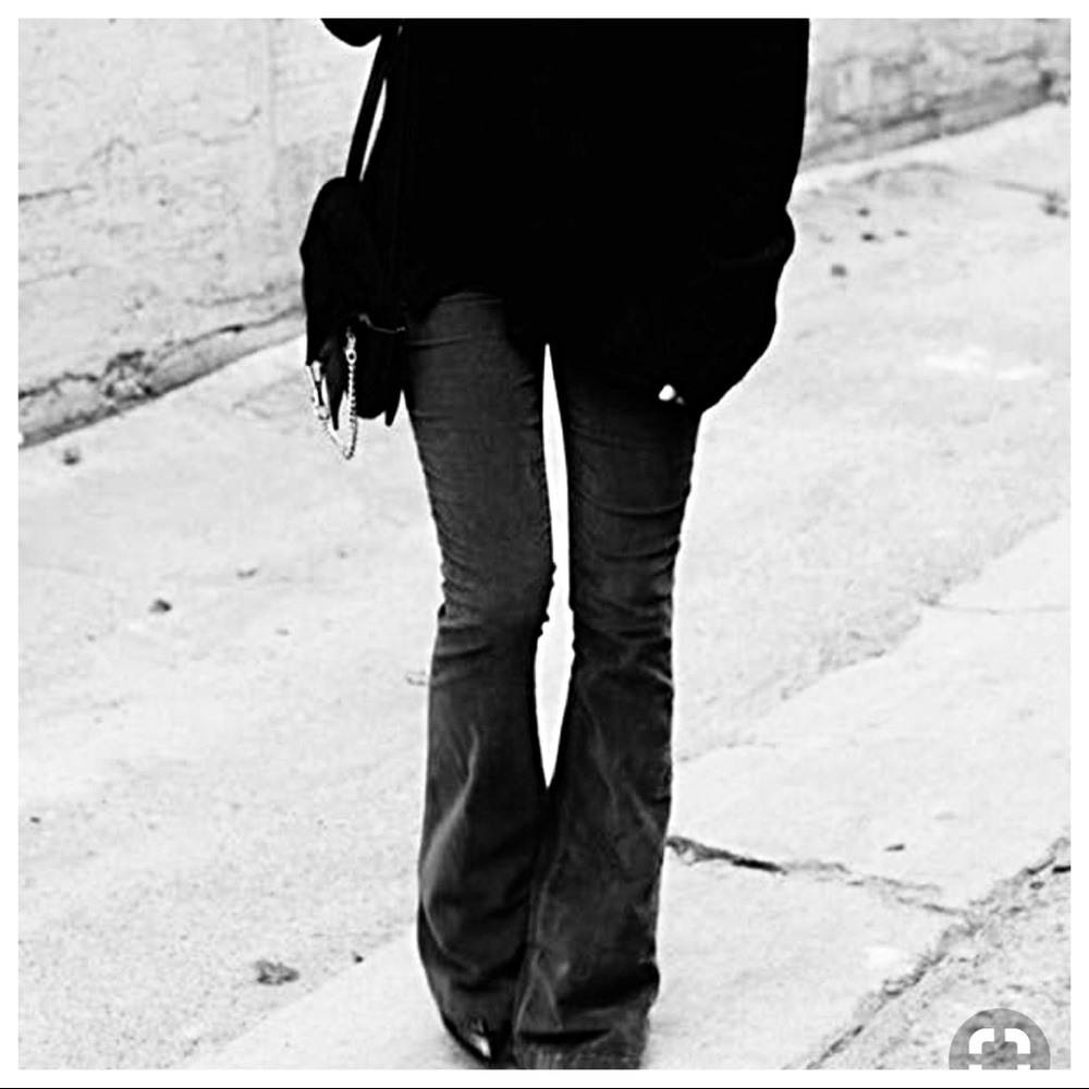 ✨RESTOCK ✨Black corduroy pull bell pants - Picture 6 of 7